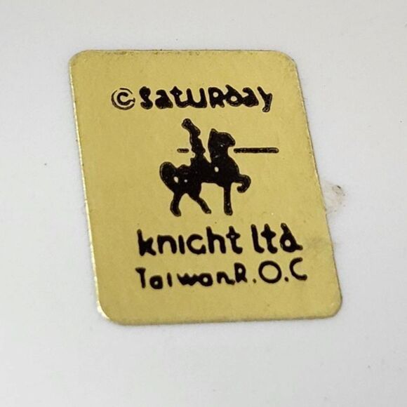 Vintage Saturday Knight Malmite Tissue Box Cover Hearts Bows Cottagecore 90s - Picture 9 of 11